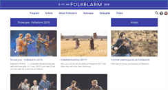 Desktop Screenshot of folkelarm.no